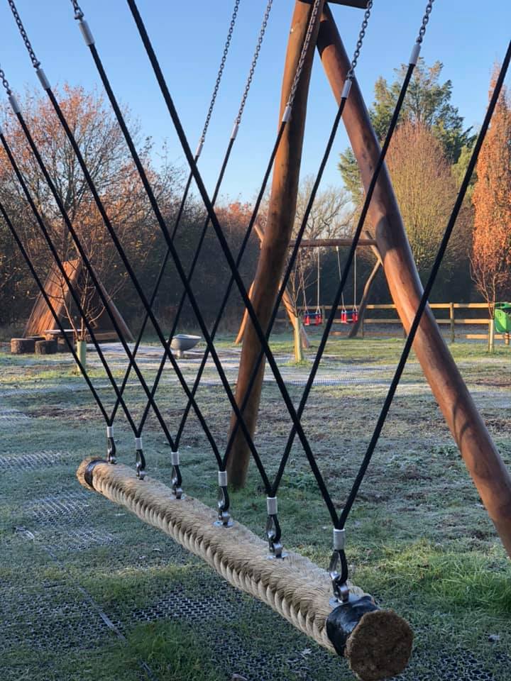 Viper swing at Hanningfield Waterside Park's playground